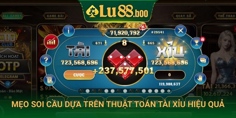 Mẹo soi cầu dựa trên thuật toán tài xỉu hiệu quả
